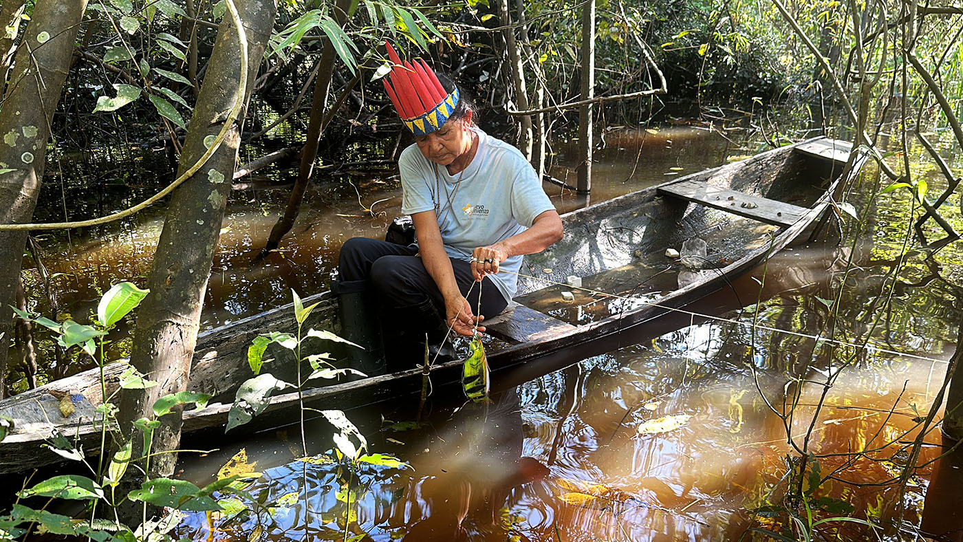 Escuelas de pesca para preservar tradiciones de comunidades indígenas amazónicas.